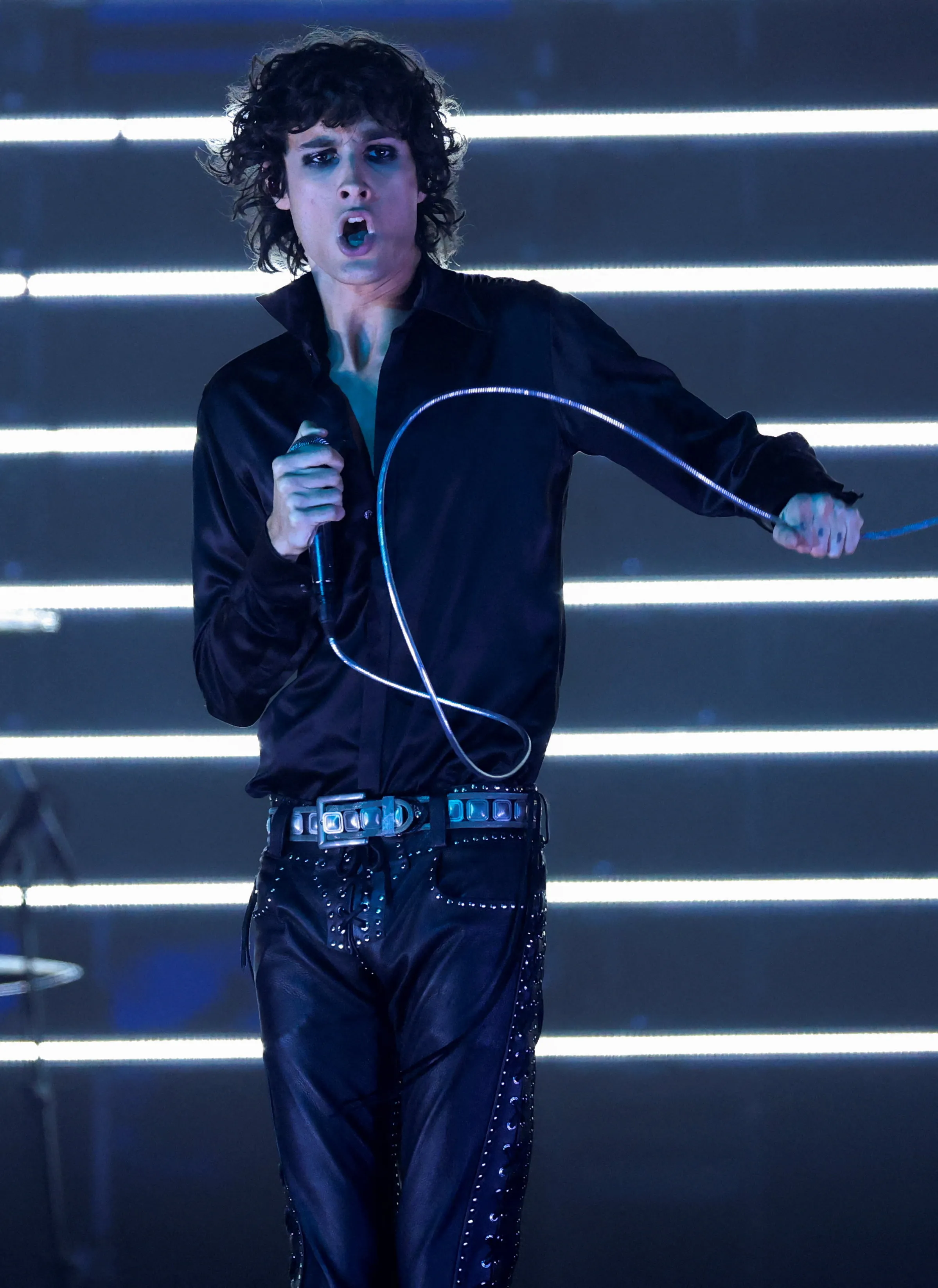 Sombr performs at the 2026 American Music Awards