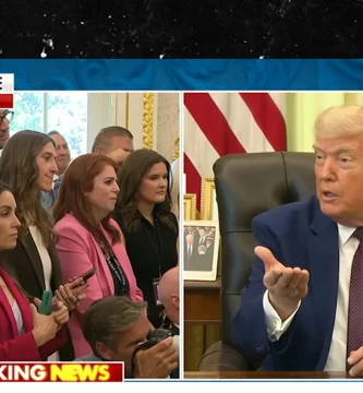 President Donald Trump rips Kaitlan Collins during heated Oval Office exchange