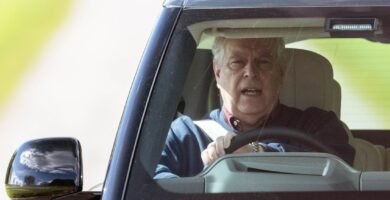 Prince Andrew walked around Sandringham with huge bruises on his face