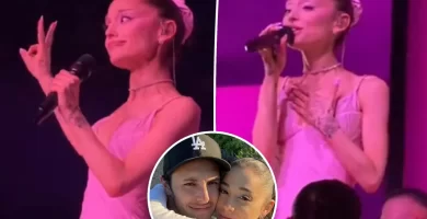 Ariana Grande Shades Her Failing Marriage With Wild Gesture During 'Eternal Sunshine' Tour