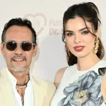 Marc Anthony's wife Nadia Ferreira shows off her baby bump in lavish pink celebration ahead of daughter's arrival