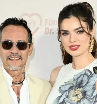 Marc Anthony's wife Nadia Ferreira shows off her baby bump in lavish pink celebration ahead of daughter's arrival