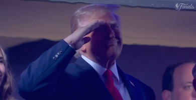 Donald Trump booed during Game 3 of the NBA Finals at Madison Square Garden