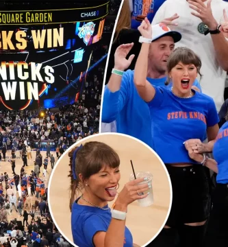 Taylor Swift celebrates Knicks' epic Game 4 victory in the NBA Finals