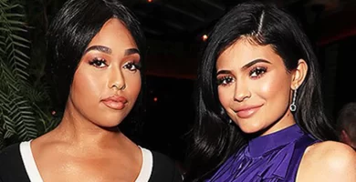 Kylie Jenner and Jordyn Woods end up with a big hug during the NBA Finals