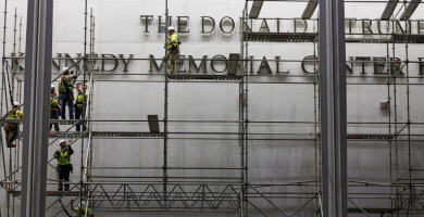 Kennedy Center asks for more time to remove Trump's name from facade