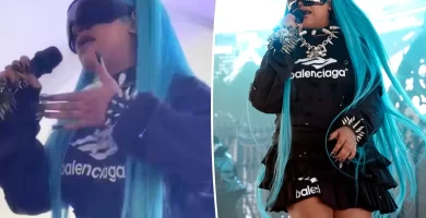 Kim Kardashian, Kanye West's daughter North, 12, takes center stage for her first solo music festival performance