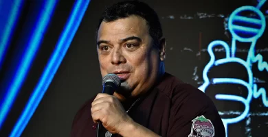 Comedian Carlos Mencia performs at The Ice House Comedy Club on June 06, 2026 in Pasadena, California.