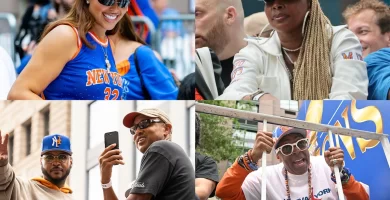 All the Black Stars Who Came to the Knicks Championship Parade in New York