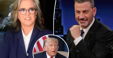 Jimmy Kimmel taps longtime Trump foe Rosie O'Donnell to replace him as he steps down from late-night show