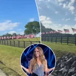 Carrie Underwood shares patriotic video of American flag display near her Tennessee property