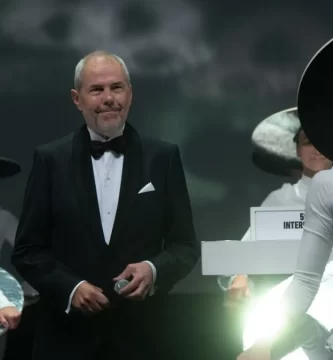 Marek Eben at the KVIFF 2025 closing ceremony
