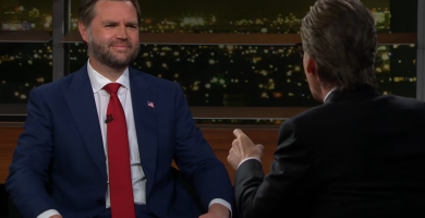Bill Maher is played by JD Vance on HBO's 'Real Time' and admits he might vote Republican in 2028