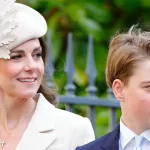 Prince George is the image of Prince William during his poignant visit alongside Kate Middleton