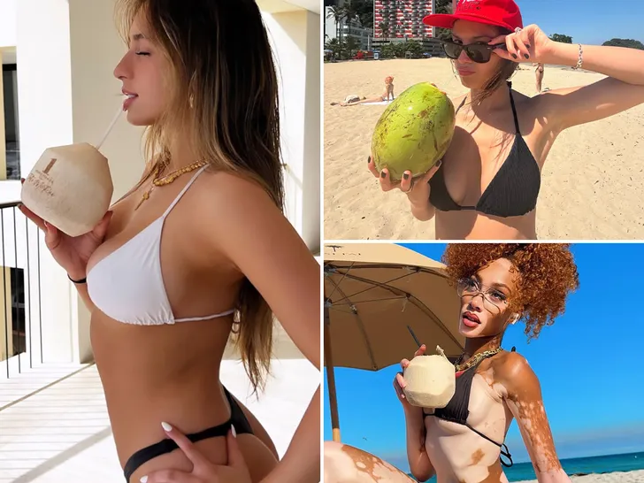 Girls in bikinis to drive you coconuts!
