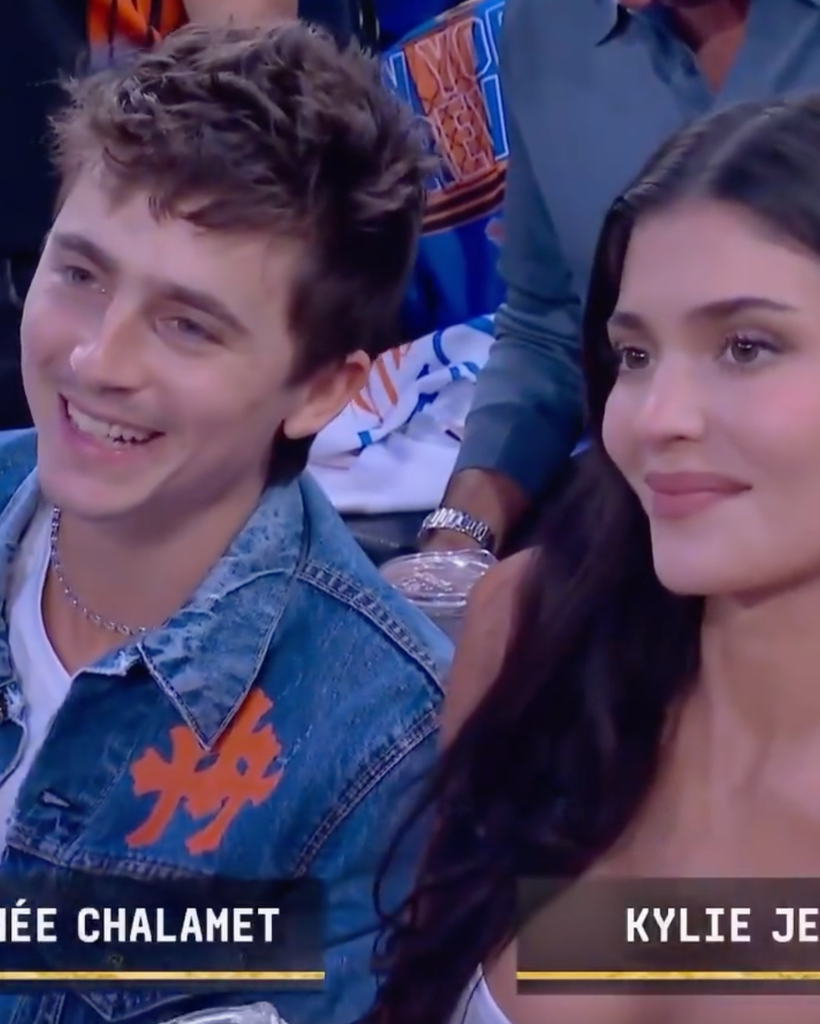 Timothée Chalamet Kylie Jenner Knicks