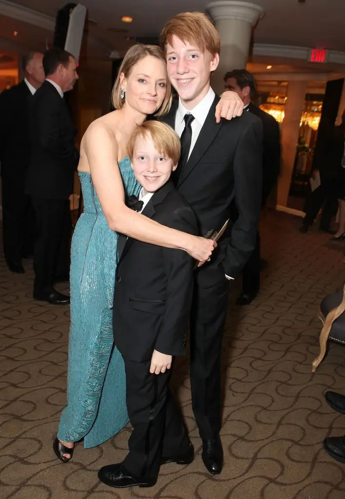 Jodie, adopted sons, Charlie and Kit