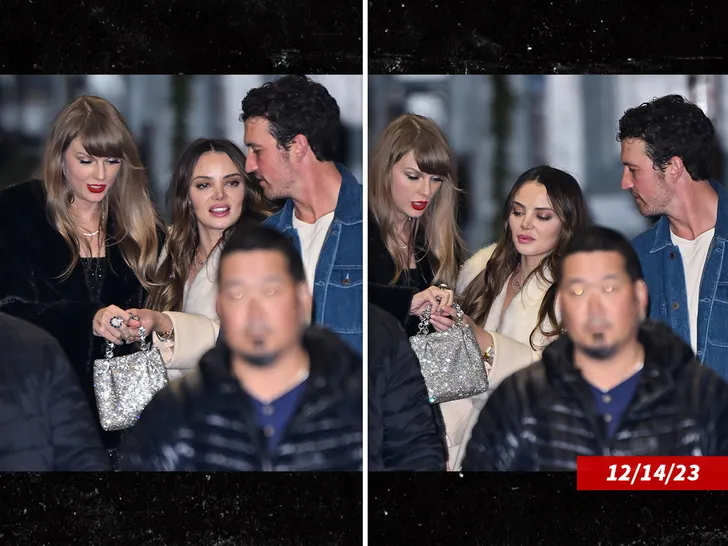 Taylor Swift, Keleigh Sperry and Miles Teller