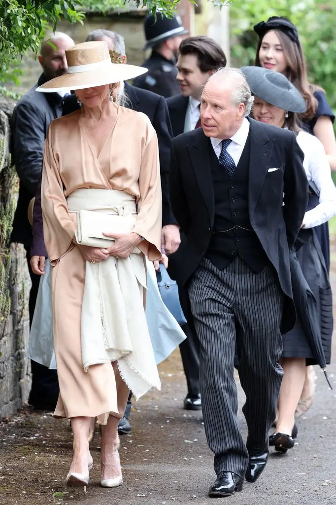 Peter Phillips and Harriet Sperling share their first romantic kiss after a fairytale marriage ceremony 16 The couple made a rare public appearance alongside the rest of the royal family.
