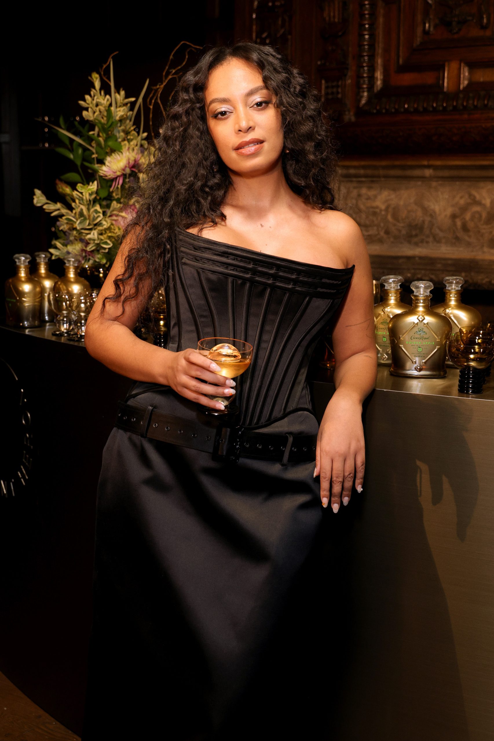12 instances Solange wager on pure magnificence 6 Saint Heron Unveils Glassware Collection with Crown Royal Golden Apple at “A House Is Not A Home” Screening in New York