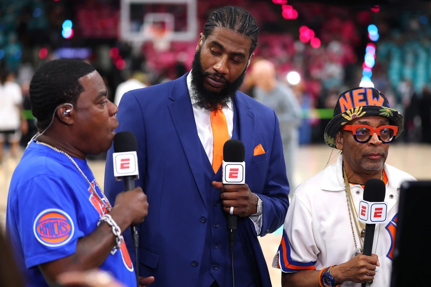 Tracy Morgan, Iman Shumpert and Spike Lee