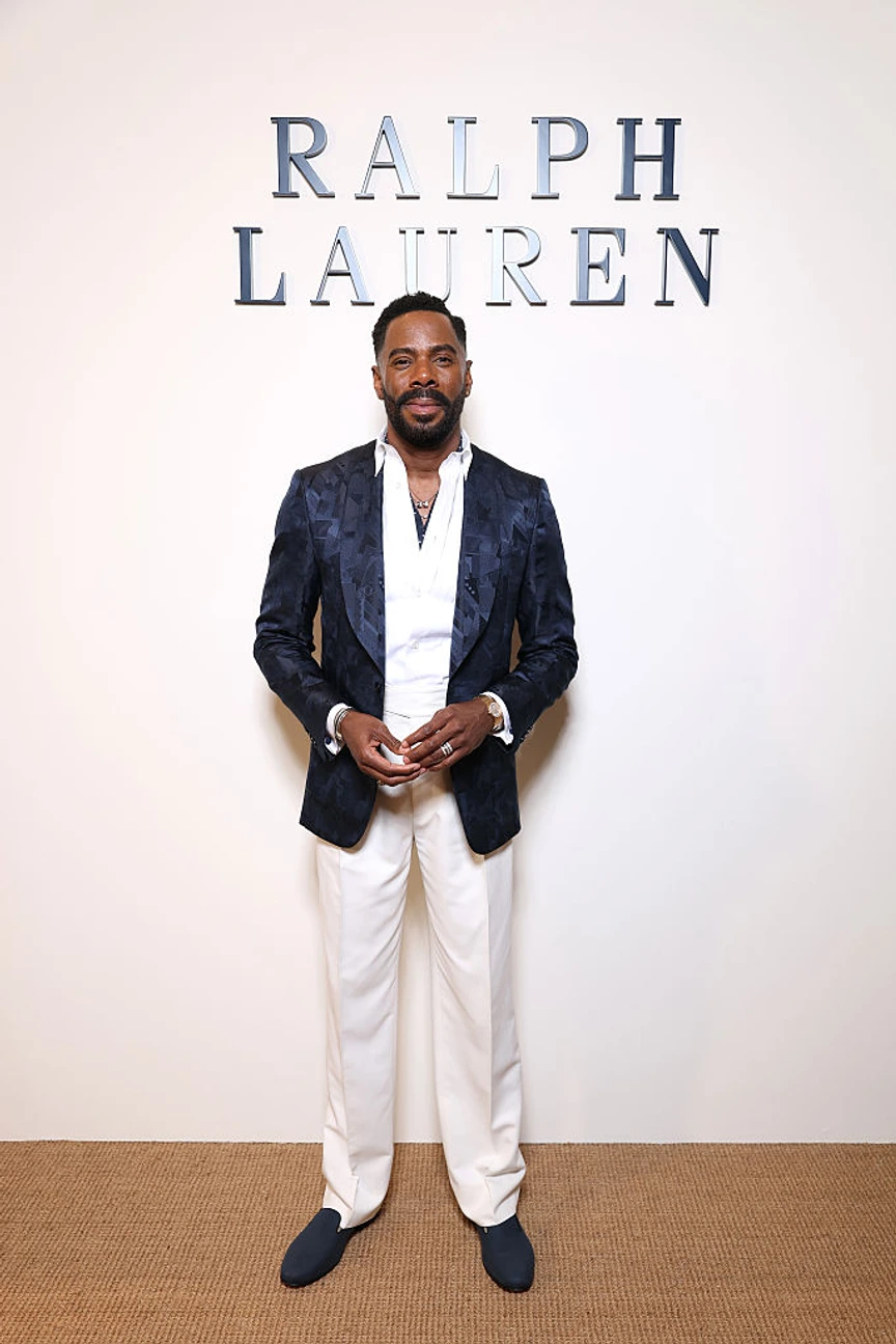 Colman Domingo takes part in the Ralph Lauren spring 2027 men's collection show.