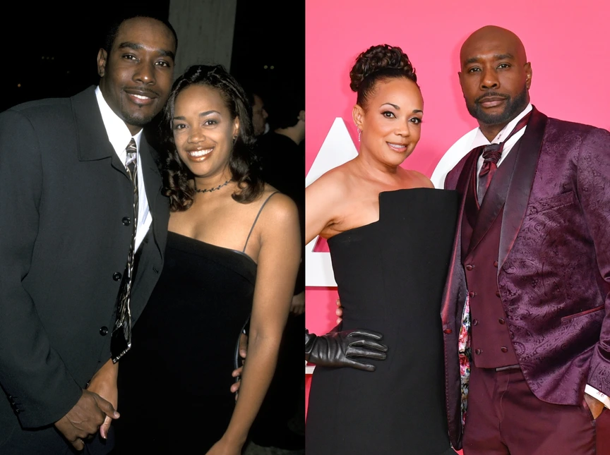Morris Chestnut and Pam Byse