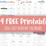Printable 2026 2027 Academic Calendars Feature Image