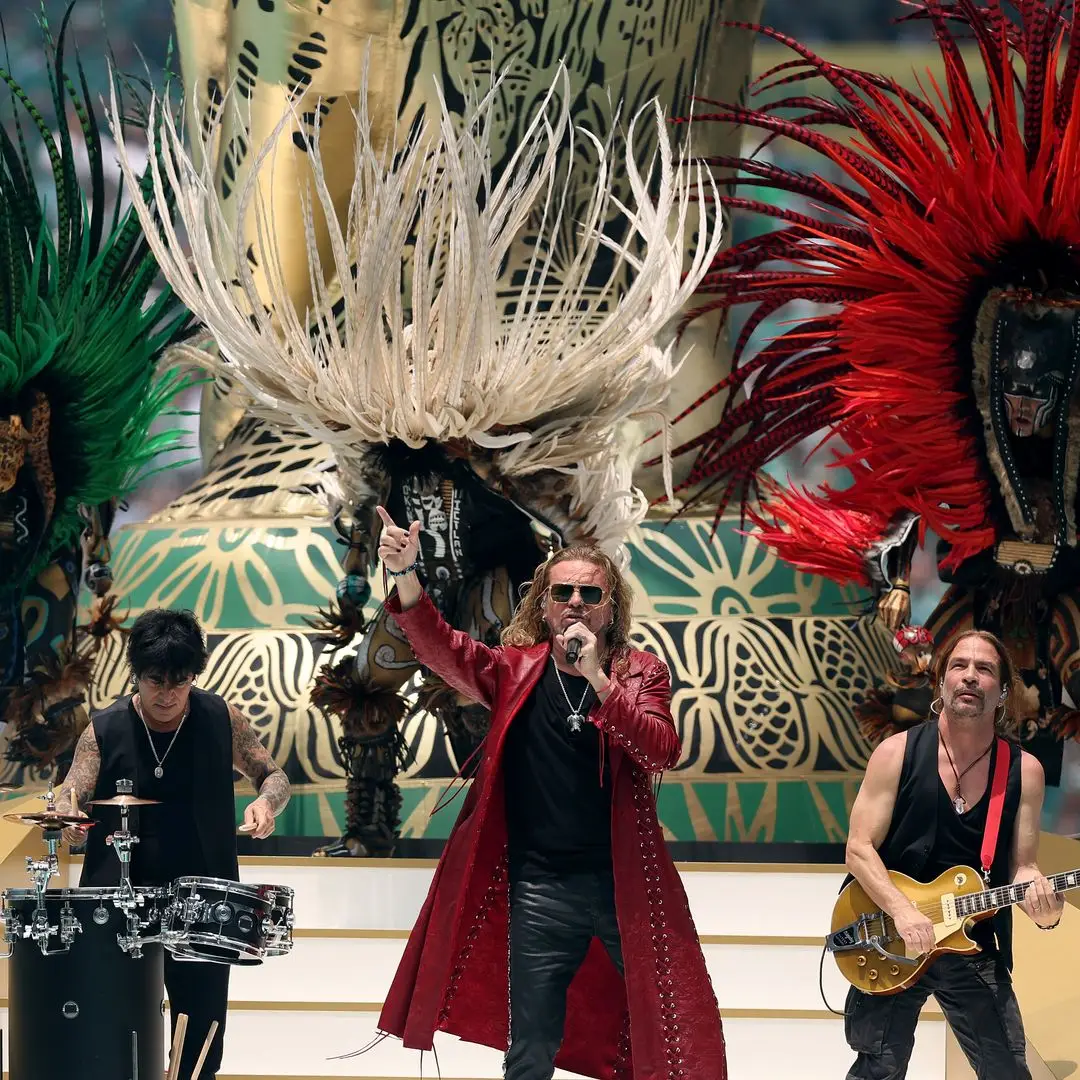 Fher Olvera performs during the opening ceremony of the 2026 FIFA World Cup Group A match between Mexico and South Africa at Mexico City Stadium on June 11, 2026 in Mexico City, Mexico.