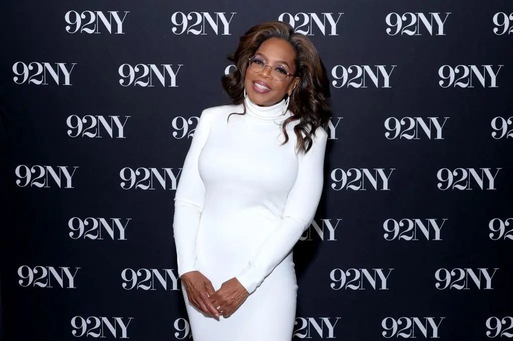 Oprah Winfrey's white dress