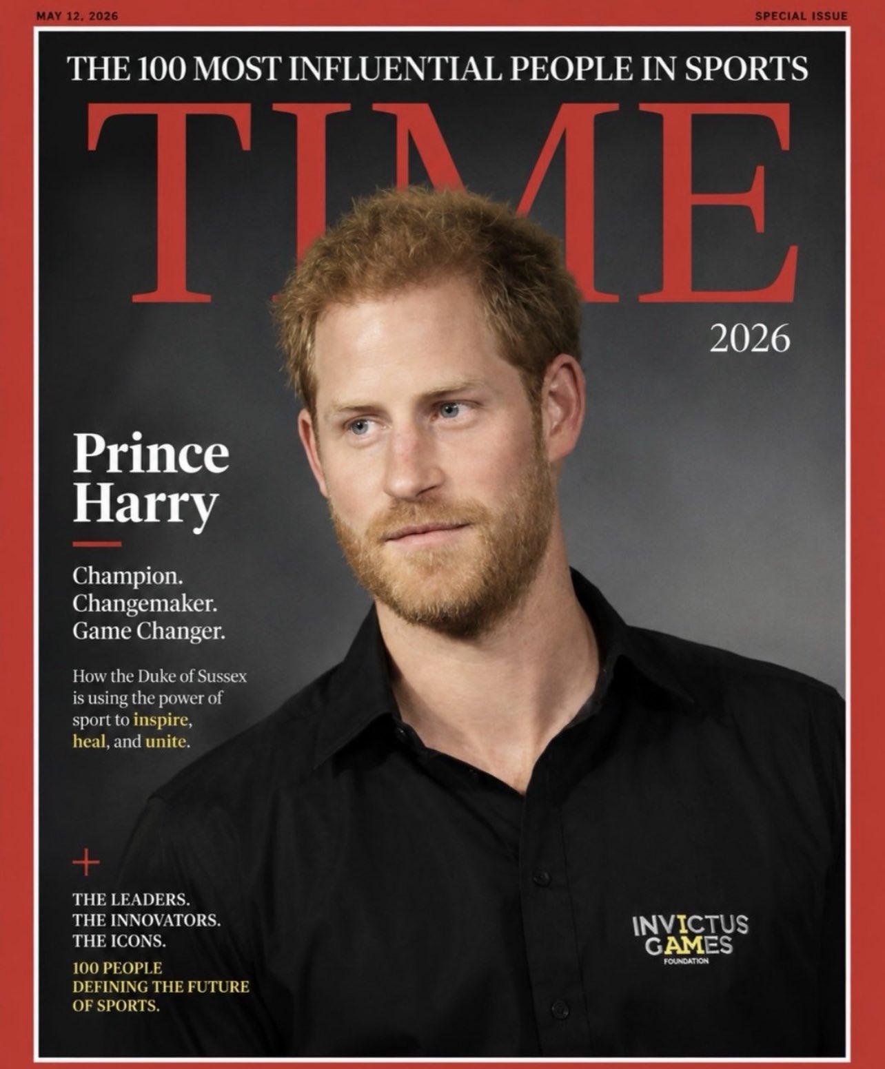 harry time cover most influential sports