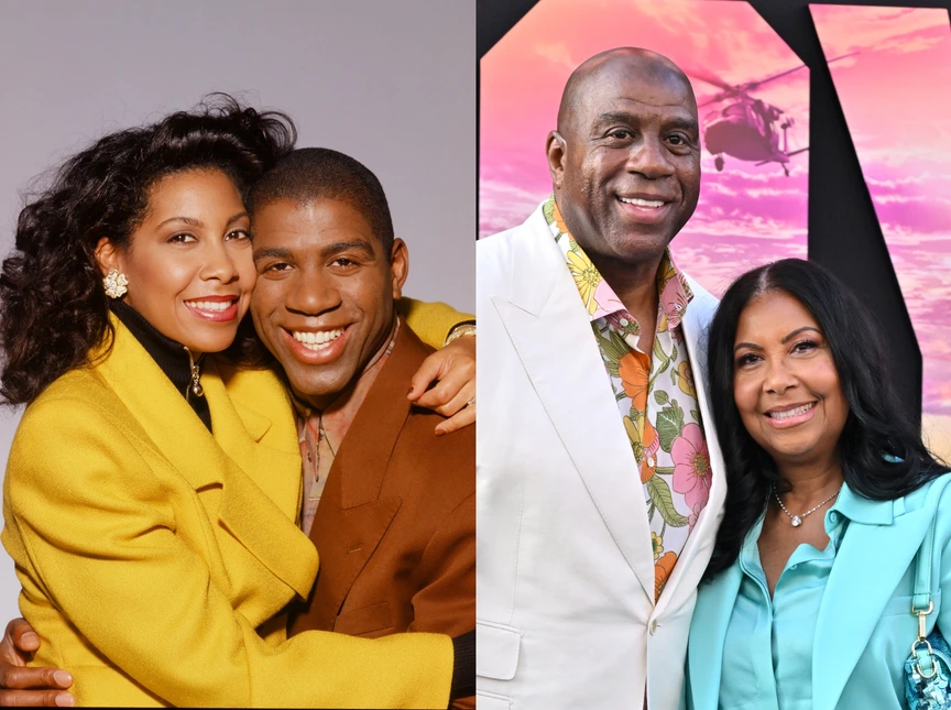 Magic and Cookie Johnson