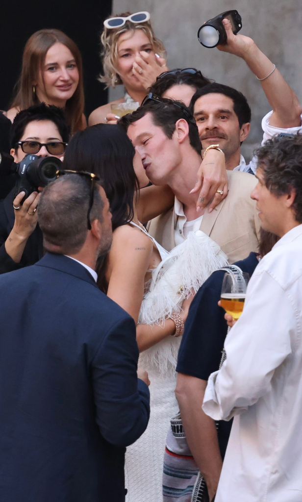 Dua Lipa and Callum Turner attend their wedding weekend in Italy