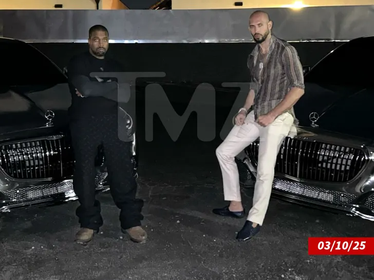 Kanye West and Andrew Tate