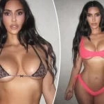 Kim Kardashian Introduces New Skims Microscopic Leopard Print Bra and Thong