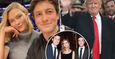 Karlie Kloss makes rare comment about her family ties to Trump with husband Josh Kushner