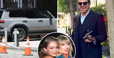 Gigi Hadid and Bradley Cooper head to MSG before Taylor Swift and Travis Kelce's rehearsal dinner