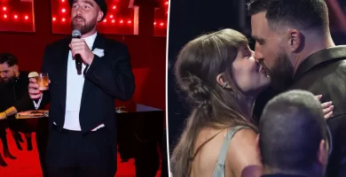 Taylor Swift and Travis Kelce every exchanged 20-minute vows at star-studded wedding ceremony: report 4 Taylor Swift and Travis Kelce each exchanged 20-minute vows at star-studded wedding: report