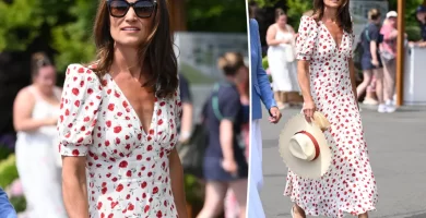 Pippa Middleton wore this Reformation costume to Wimbledon 27 Pippa Middleton wore this Reformation dress to Wimbledon