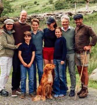 The palace released photos of Princess Kate with her family after the Three Peaks Challenge