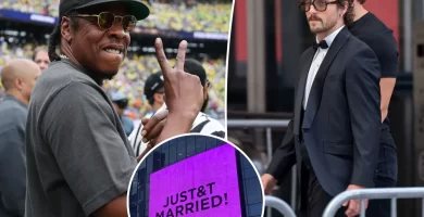 Tom Hanks Attends an Off-Broadway Show, Jay-Z Attends the World Cup, and More Sightings
