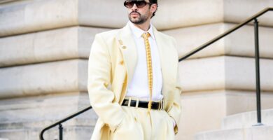 Links “Bad Bunny wore primrose yellow to Paris Fashion Week”