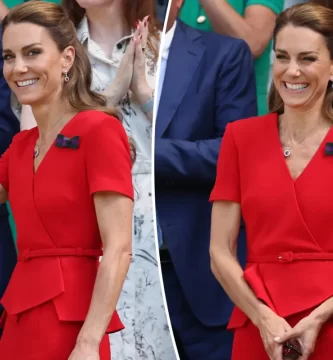 Kate Middleton turns heads in red for her participation in Wimbledon 2026