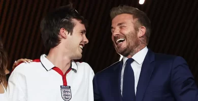 David Beckham's joyous response as England transfer nearer to returning residence 22 David Beckham's joyous reaction as England move closer to returning home