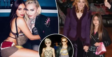 What caused the 'strained' relationship between Madonna and her daughter Lourdes