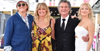 Kurt Russell's Son Boston Russell Makes Ultra-Rare Appearance in Family Photos Featuring Goldie Hawn