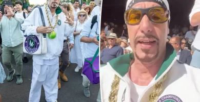 Sacha Baron Cohen shows up at Wimbledon dressed as iconic character Ali G
