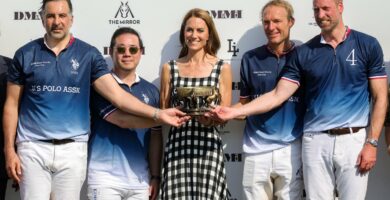Princess Kate wore Temperley London gingham to Prince William's polo match
