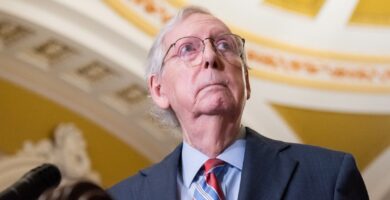 CNN received video of Mitch McConnell being loaded into an ambulance last month.