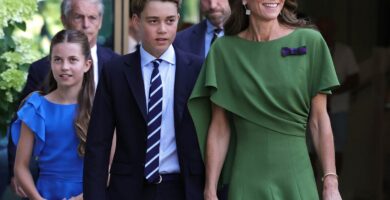 Princess Kate wore a green Emilia Wickstead in the Wimbledon men's final